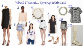What I Want..Spring Wish Lists