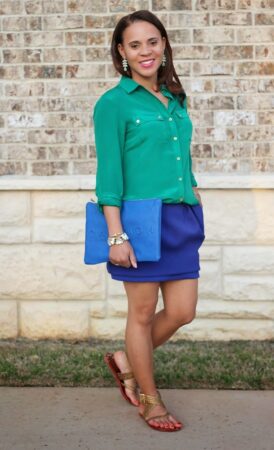 Blue and Green