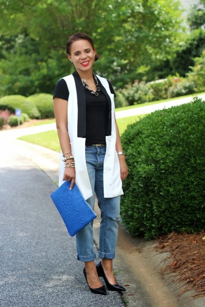 Dressing up T-shirt and Jeans
