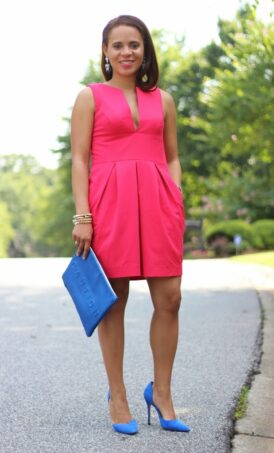 Pink and Blue