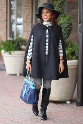 Black Cape Coat