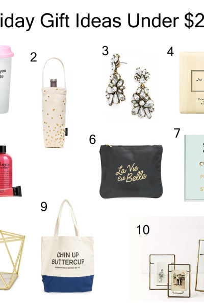 Holiday Gift Ideas Under $25