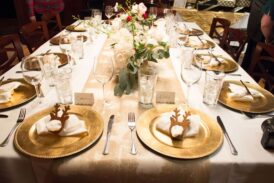 Peachfully Chic Holiday Soiree