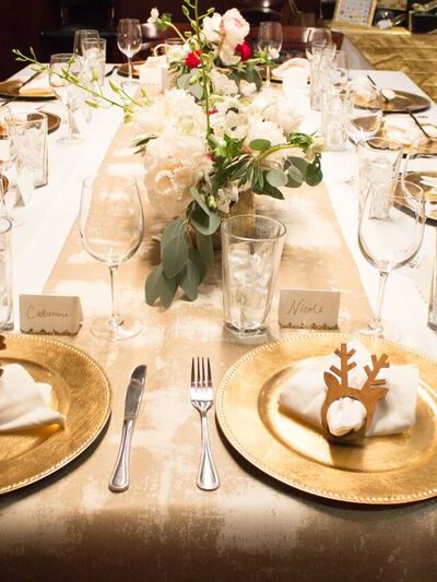 Peachfully Chic Holiday Soiree