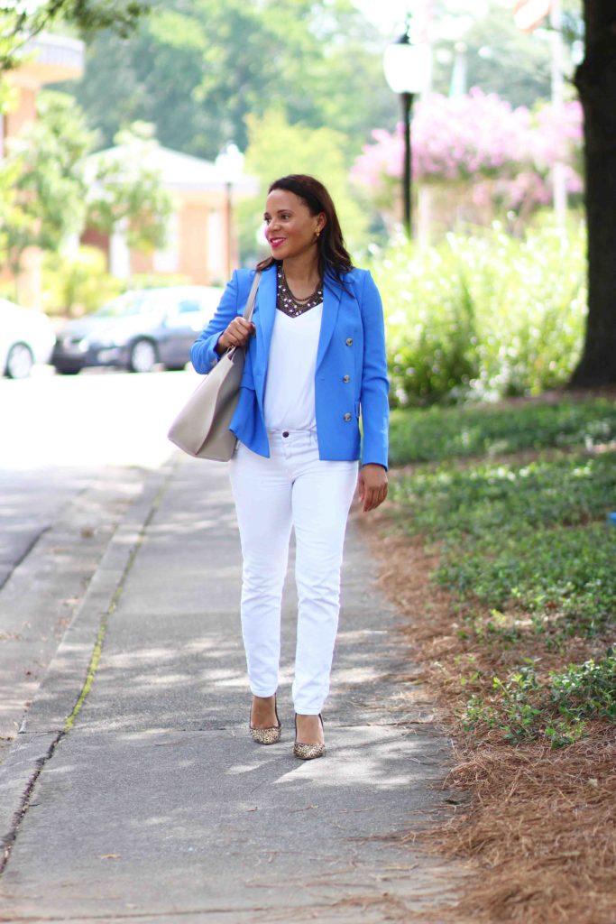 summer to fall transition work outfit