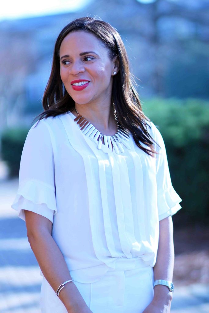 all white outfit, winter white pants outfit, what goes with winter white pants, camel proenza schouler ps11, sam edelman nude pumps, winter white wide leg pants