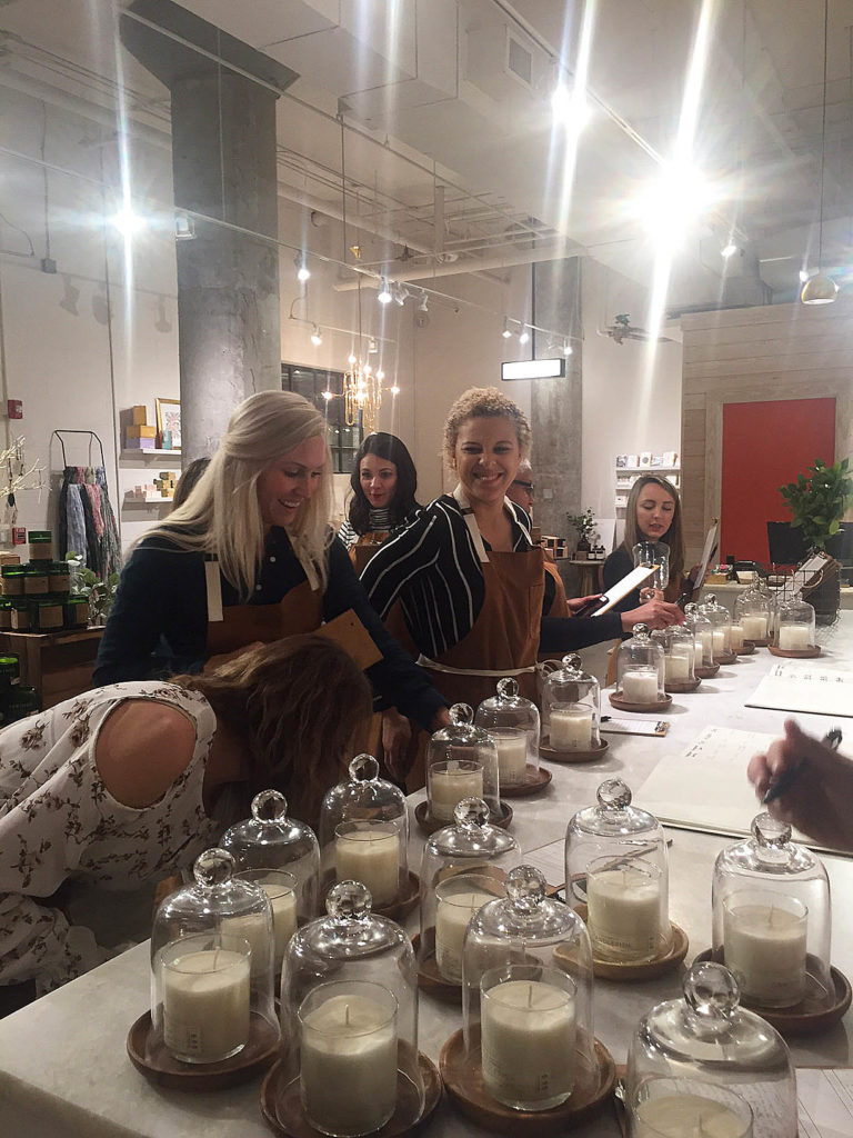 candlefish atlanta ponce city market, candle making class atlanta, candle making class in atlanta, candle workshop in atlanta, girls night out ideas