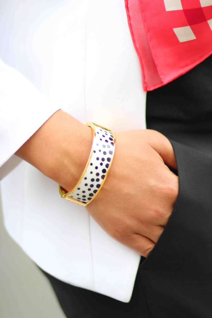 oprah collection tablots dress for success white dot bracelet