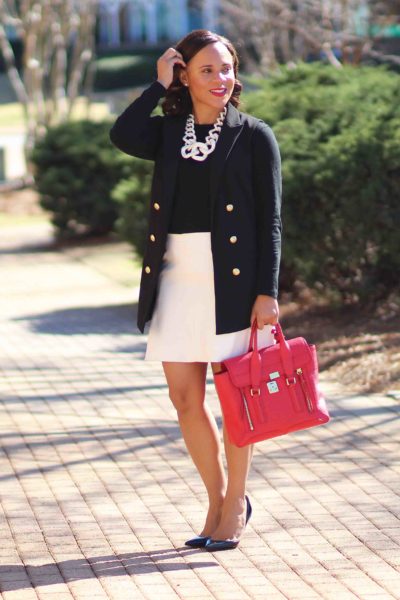 Black and White Business Casual Outfit