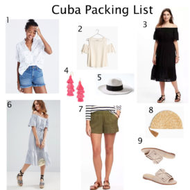 Cuba Packing List