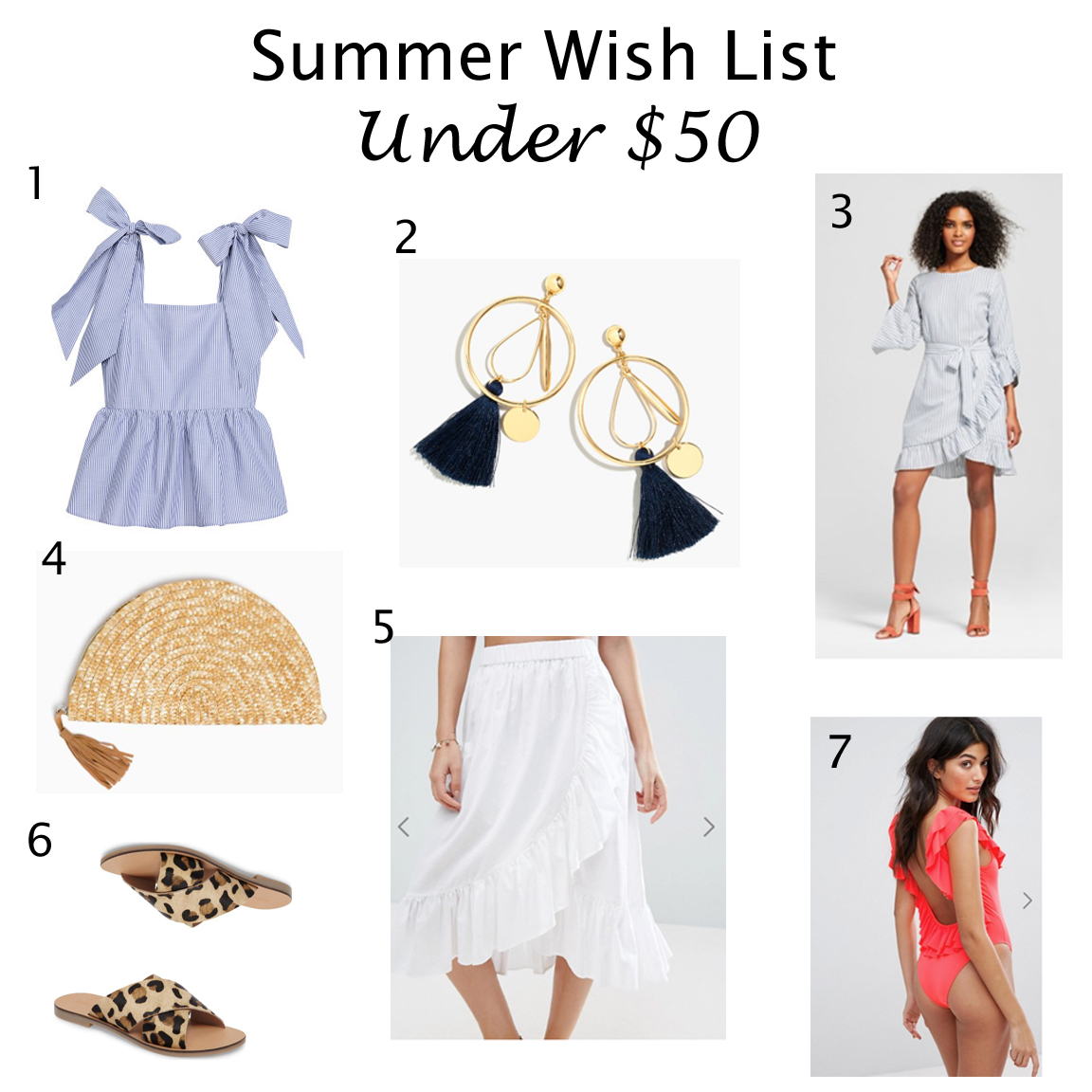 Summer Wishlist Under $50 - Nicole to the Nines