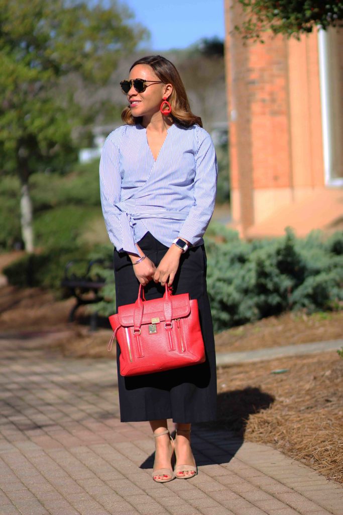 How to Wear Cropped Wide Legged Pants if You are Short Nicole to the